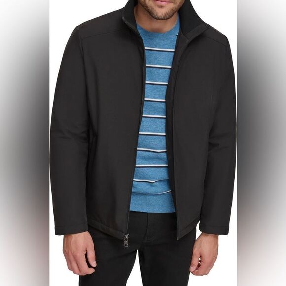 Calvin Klein Stand Collar Water Resistant Jacket black NWT‎ in packaging - Picture 2 of 10